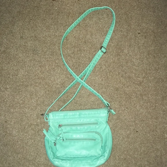 teal purse - Picture 1 of 3